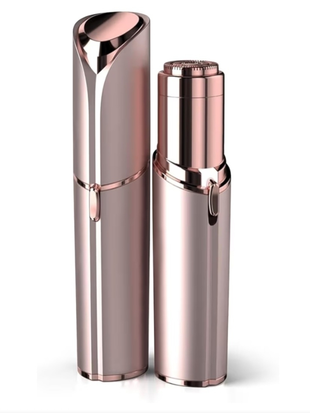 Portable Rose Gold Facial Hair Remover for Women